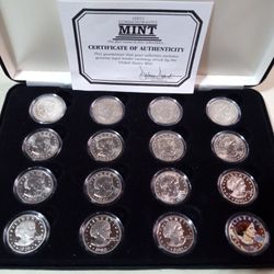 Susan B. Anthony Complete 16 Coin Dollar Set 1979, 1980, 1981, And 1999 