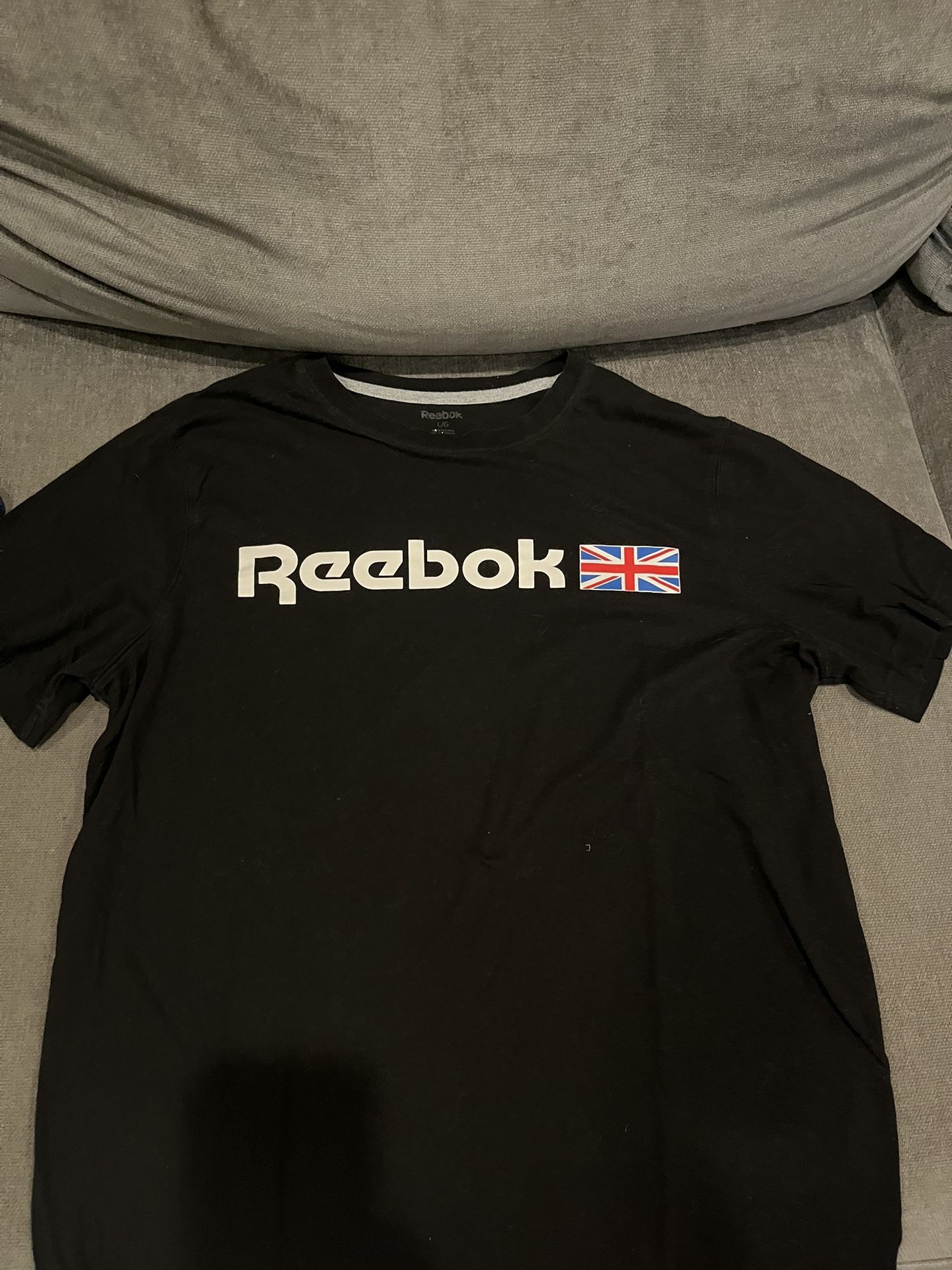 Reebok Black Tshirt Size Large Youth
