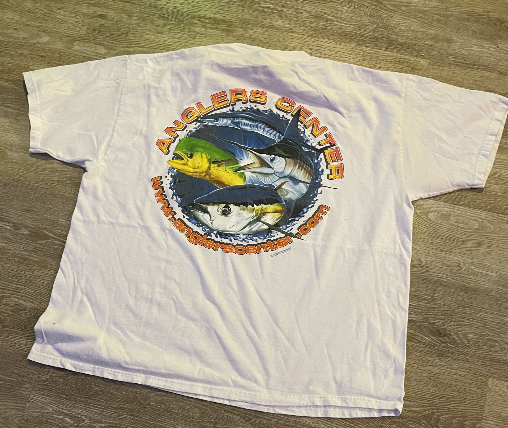 Fishing Anglers Center in Newport Water Gaming XL Tee 