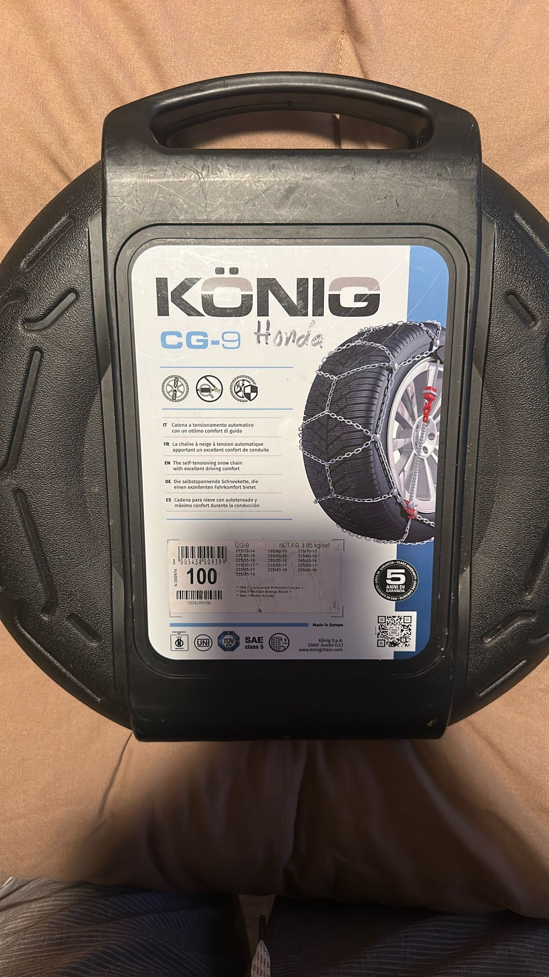 Konig Honda Snow Tire Chains