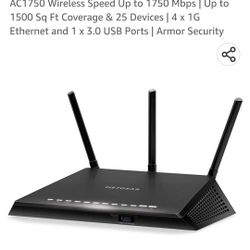 NETGEAR Nighthawk AC1750 Router, NETGEAR Cable Modem CM500