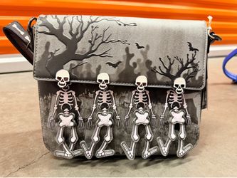 Loungefly Disney Skeleton Dance Crossbody Bag - NWT