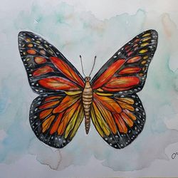 Original watercolor painting 11”x14”handmade new