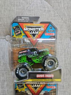 Monster jam monster trucks, champion collection, grave digger