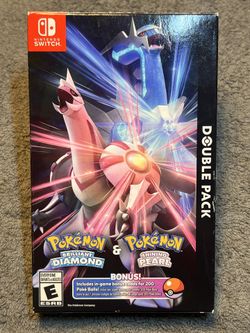 Nintendo Switch Pokemon Brilliant Diamon & Shinning Diamond Double Pack
