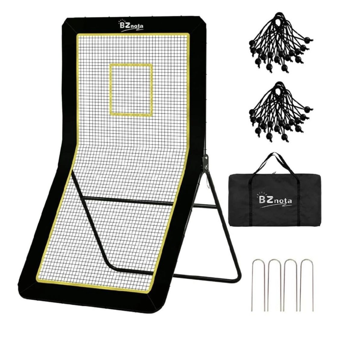 NEW Lacrosse Rebounder Bounce Back Net for Lacrosse and Other Sports New, Open Box 5 Ft x 7 Ft