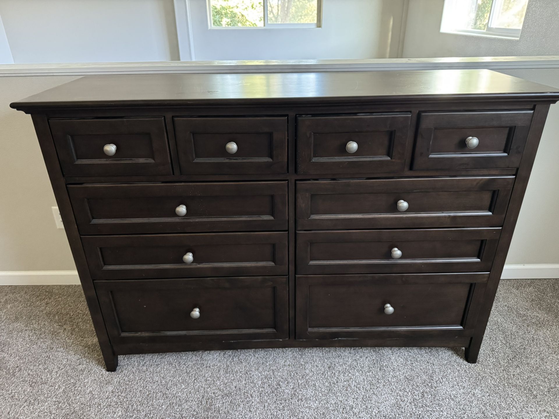 Whittier Wood 10 Drawer Mckenzie Collection Dresser