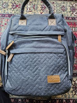 DERJUNSTAR Multifunctional Diaper Backpack with Changing Station