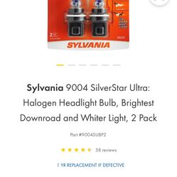 Sylvania 9004 Silverstar Ultra Headlight Bulb - Brand New