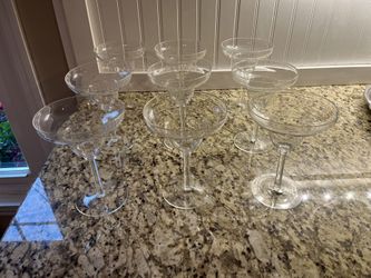 MARGARITA GLASSES SET OF 9. NEW! OUTDOOR/SHATTERPROOF. 16 OZ. CAPACITY