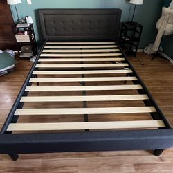 Queen Size Nectar Upholstered Bed Frame