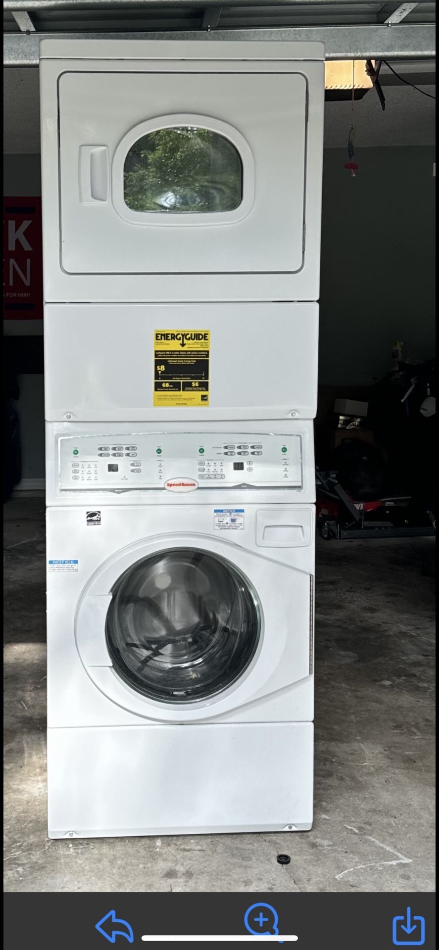 Speed Queen Commercial Washer Dryer
