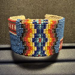Beaded Native American Cuff Authentic