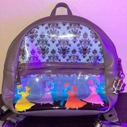 RARE Loungefly Haunted Mansion 50th Anniversary Dancing Ghost Backpack
