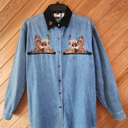 CHRISTMAS DENIM SHIRT 