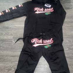 All Rich$oul sweatsuits are all $80 all week BLACK FRIDAY SALE❌💯‼️👇 sizes s,m,xl,2x,3x $80 each true to size