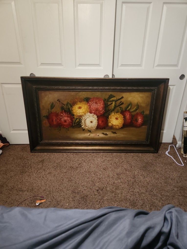 LARGE ART IN FRAME ! 