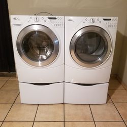 Whirlpool Washer And Electric Dryer Free Deliver And Install 3 Month Warranty FINANCING AVAILABLE.
