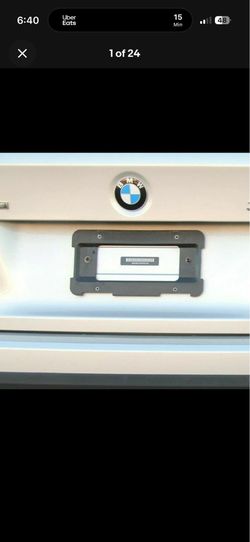 335i 09 rear plate bracket new