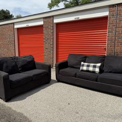 Two Gray Couches - Sofa-Bed and Lovesest! ***Free CurbSide Delivery***
