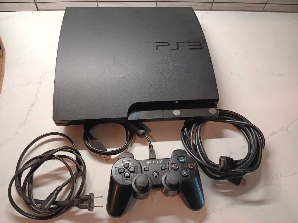 PS3 500GB SLIM PLAYSTATION 3 CONTROLLER