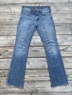 Vintage 7 For All Mankind Low Rise Boot Cut Jeans Size 25