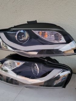 06-08 Audi A4 LED Projector Headlights Luces Calaveras Micas Faros Focos Faroles