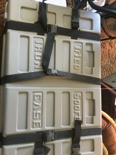 Trico Sports Iron Case Hard Sided Rolling Lockable Bike Air Travel Case
