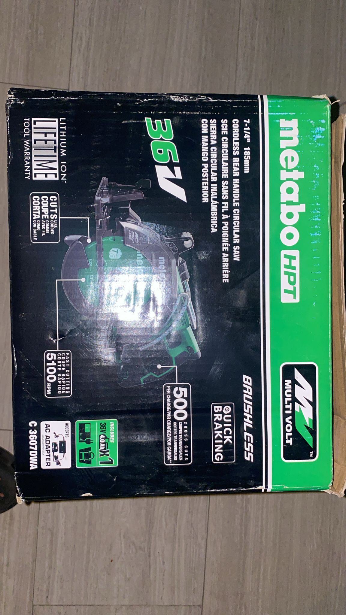 Metabo HBT Saw With Battery Charger