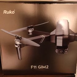 RUKO DRONE F11GIM2  4K, 9800F, 32 Min Each battery 