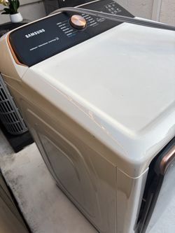Samsung Front-Load Dryer with Steam Sanitize