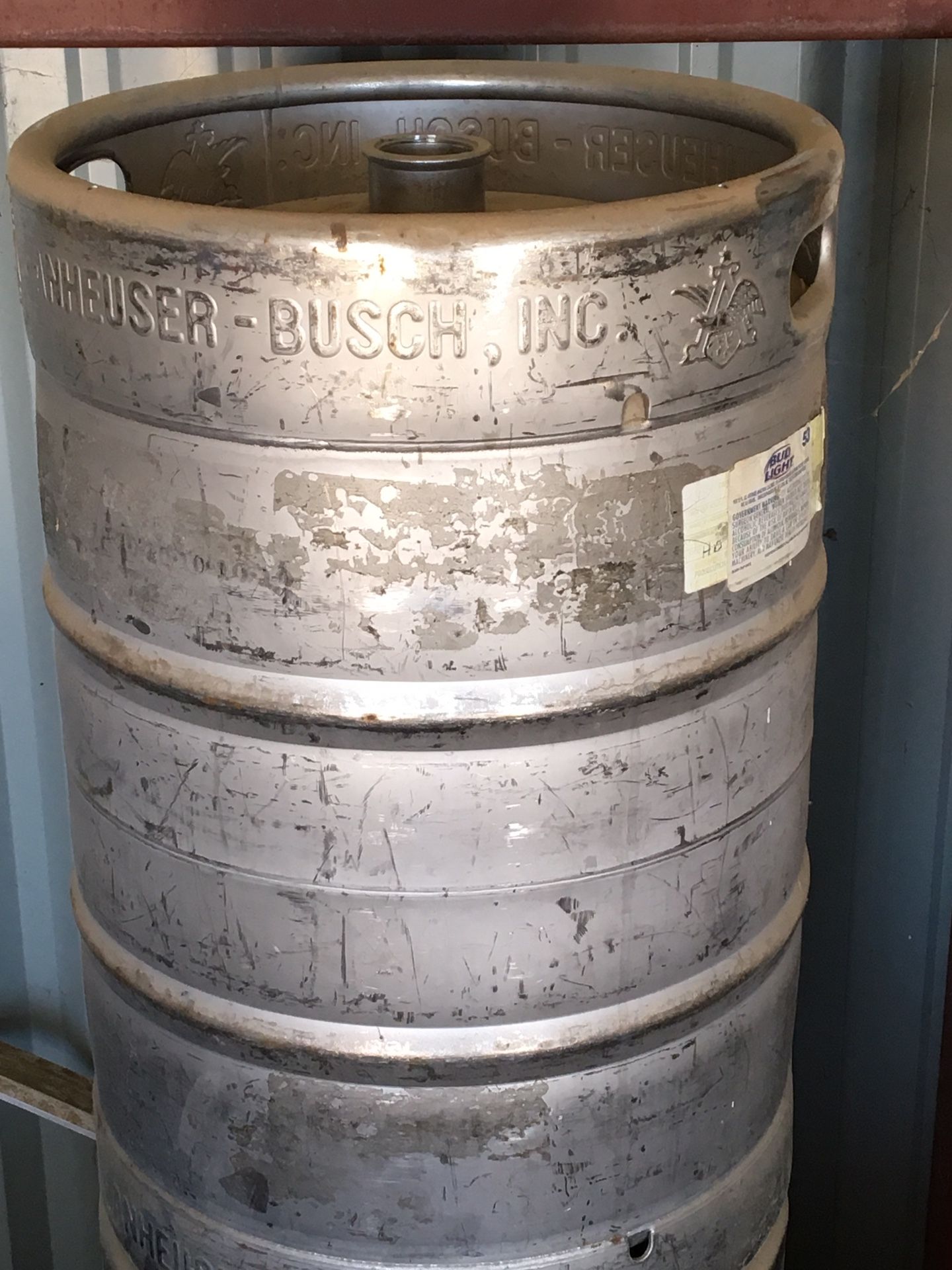 2 empty kegs ( own your own kegs for trade in)