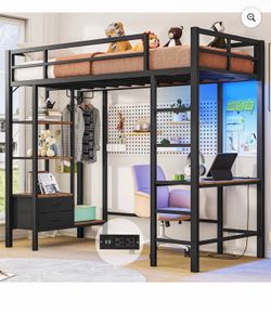 Twin bed loft
