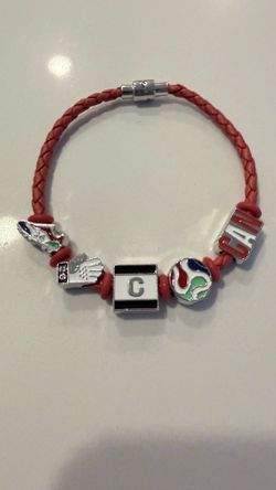 Bank of America FIFA World Cup 26  Canada  (CAN) Braided Cord Charm Bracelet