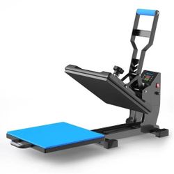 x 15 Slide Out Heat Press Machine for T-Shirts Clamshell Pull Out Lower Platen