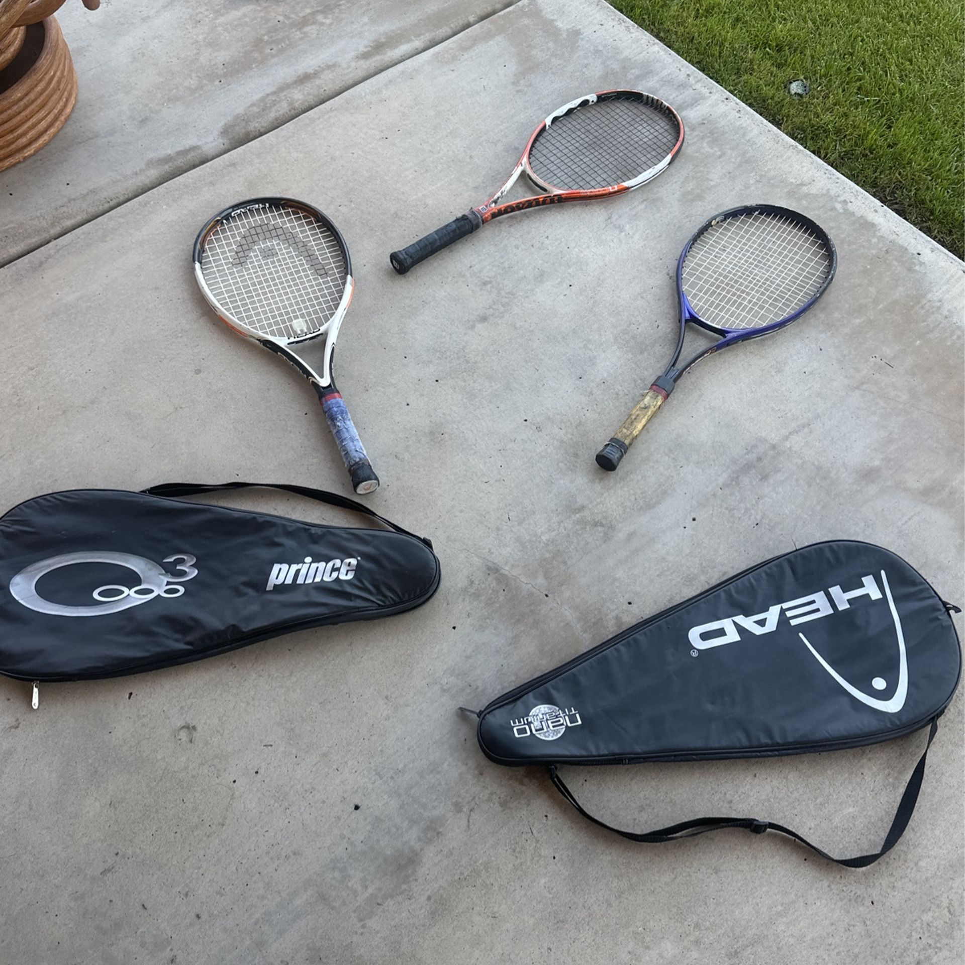 Tennis Rackets And Bags