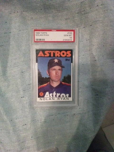 1986 Topps Nolan Ryan Astros