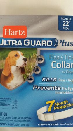 Flea and tick collar fits up to 22" for dogs UltraGuard