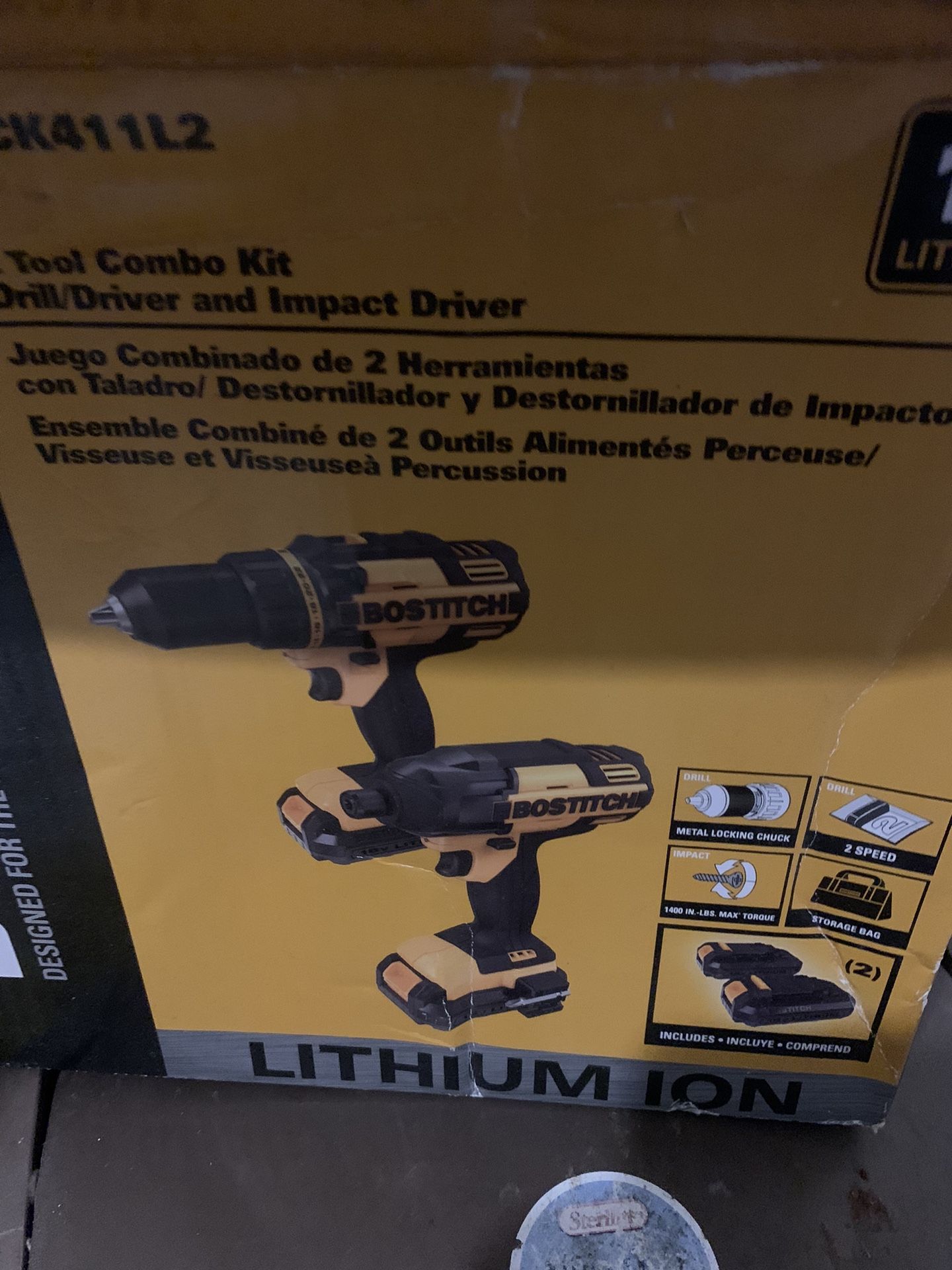 Tool Only Drill And Impact Bostich Gun.