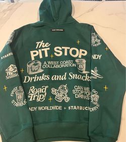 Dandy Worldwide XS Hoodie Starbucks    Brand New
