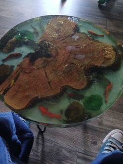 Custom Koi stool