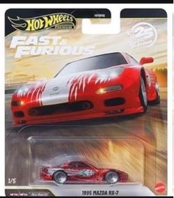 RX7 Fast Furious chase Hot wheels