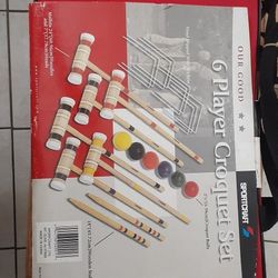 Croquet Set Game $50 dlls. 