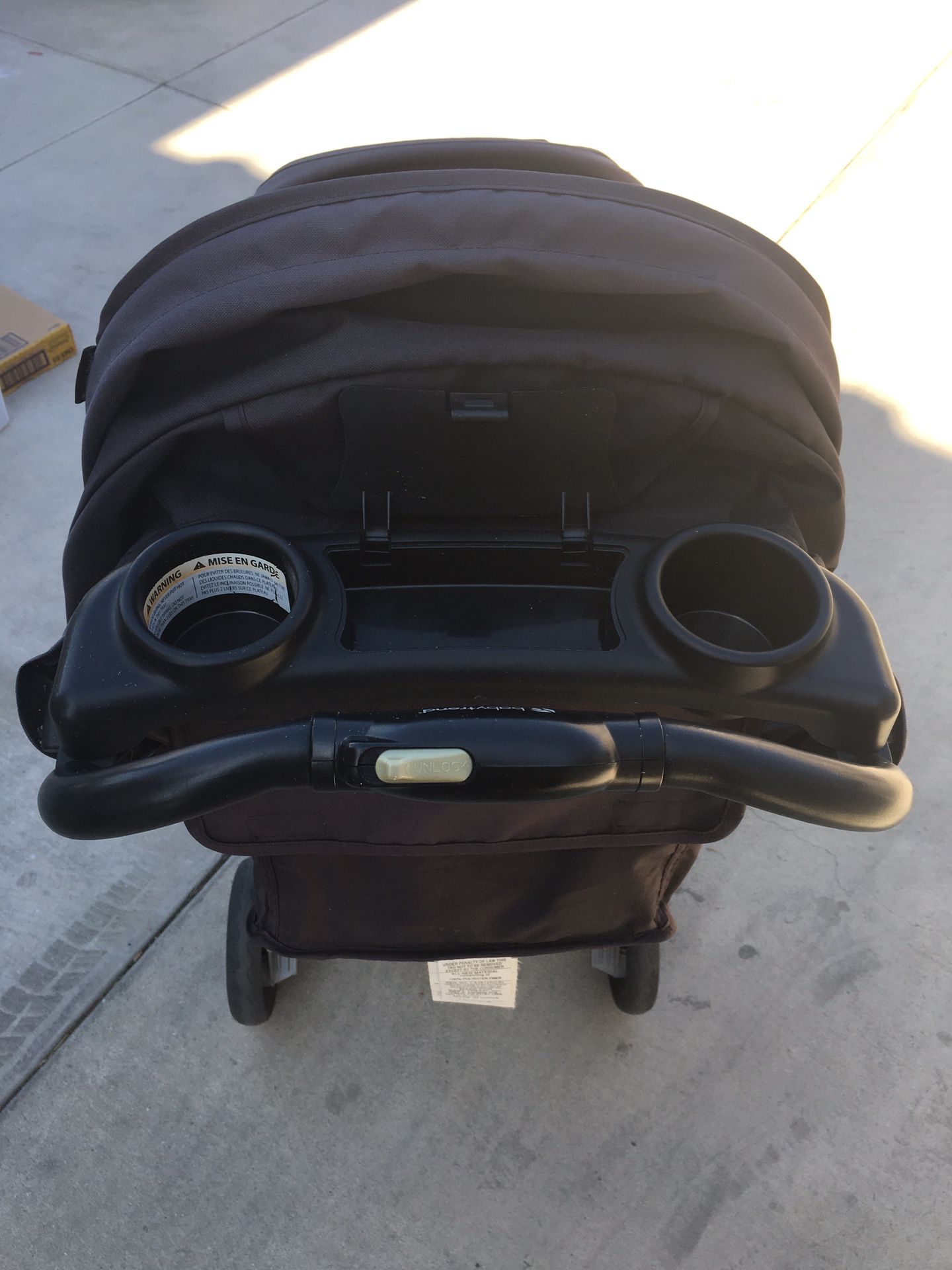 Double baby stroller