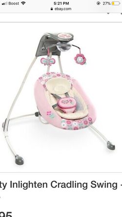 Ingenuity babygirl swing