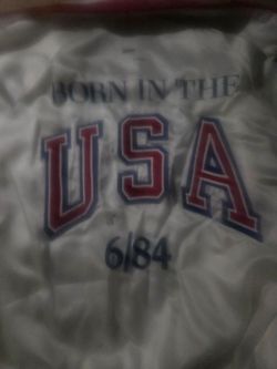Vintage Springteen 1977  Born in Usa  crew jacket