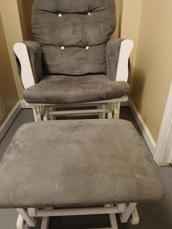 Rocking Chair with Stool