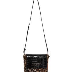 NEW- Dolls Kill Leopard Print Crossbody Bag