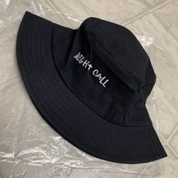 Bucket Hat 100% Cotton Hat Packable Summer ( Black )