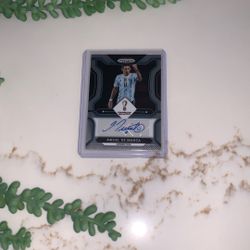 FIFA WORLD CUP PRIZM 2022 Signed Card Angel Do Maria